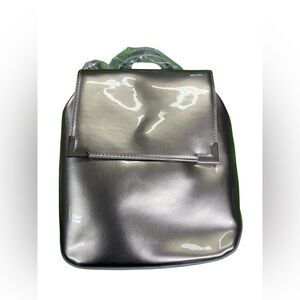 Silver Metallic Backpack